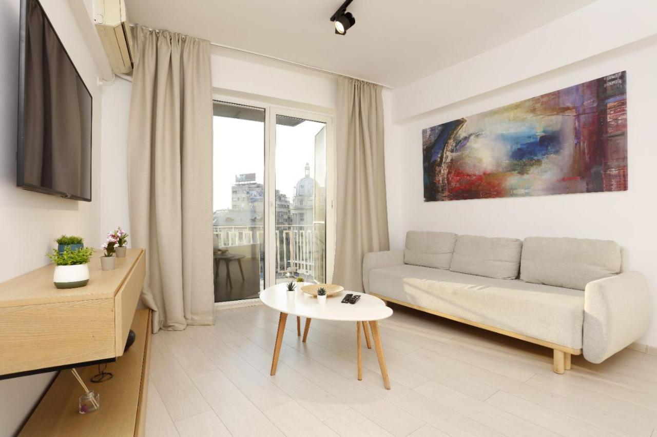 2 Bedroom Apartment With Amazing View In City Center Bukareszt Zewnętrze zdjęcie